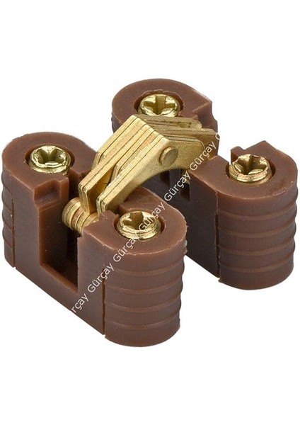 Plastik Oval Akordiyon Masa Menteşesi Vidalı (2 Adet)