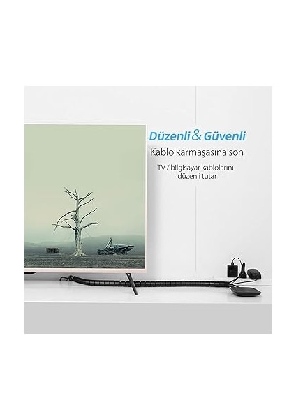 Kablo Koruyucu ve Düzenleyici Spiral, 1.5 Metre modelleri