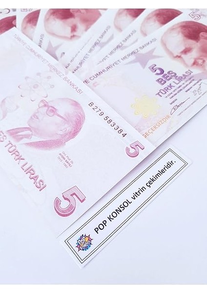 konsol 100 adet geçersiz para parti şaka karışık türk lirası pp194001 fiyatları
