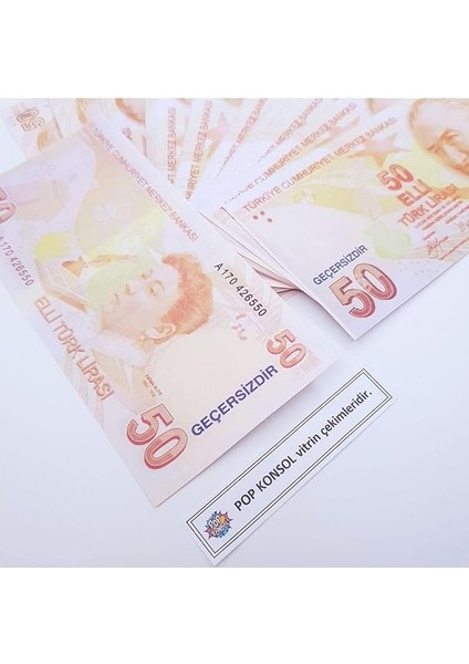konsol 100 adet geçersiz para parti şaka karışık türk lirası pp194001 fırsatları