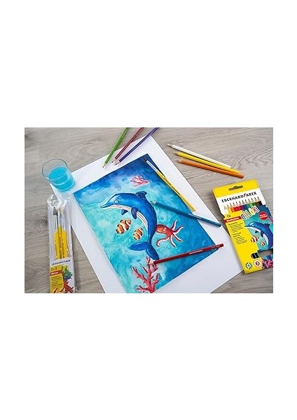 Faber 516012 Eberhard Faber Sulu Boya Kalemi 12'li fiyatları