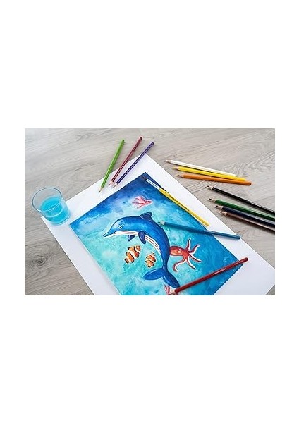 Faber 516012 Eberhard Faber Sulu Boya Kalemi 12'li modelleri