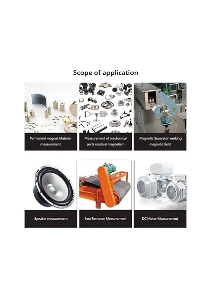 Prob 0-2400MT ile Yüksek Hassasiyetli Gaussmeter Manyetik Metre Dijital indirimleri