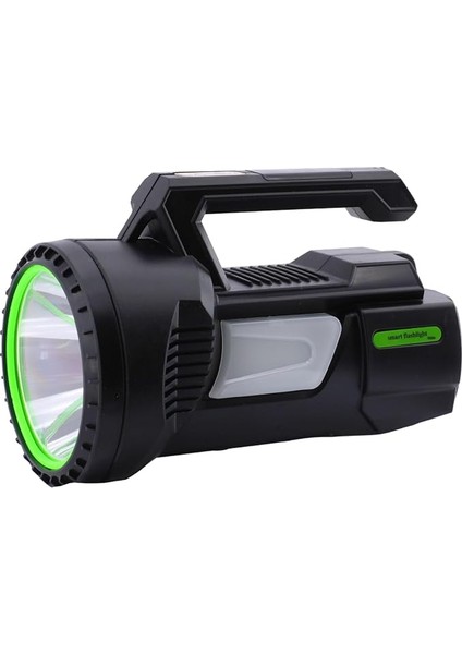 Şarjlı Çok Fonksiyonlu Sarj Edilebilir Projektör Fener LED El Lambası Feneri 5W 4800 Mah Beyaz Işık