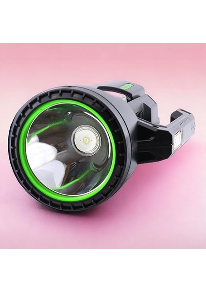 Şarjlı Çok Fonksiyonlu Sarj Edilebilir Projektör Fener LED El Lambası Feneri 5W 4800 Mah Beyaz Işık fırsatları