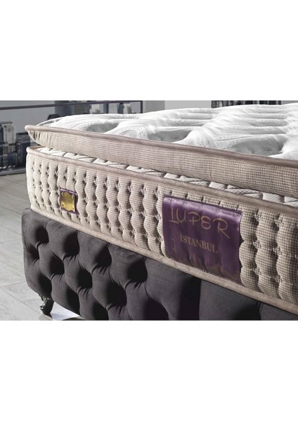 Istanbul Luxuria Pedli Ultra Ortopedik Yaylı Yatak Beyaz 90 x 200 fiyatları