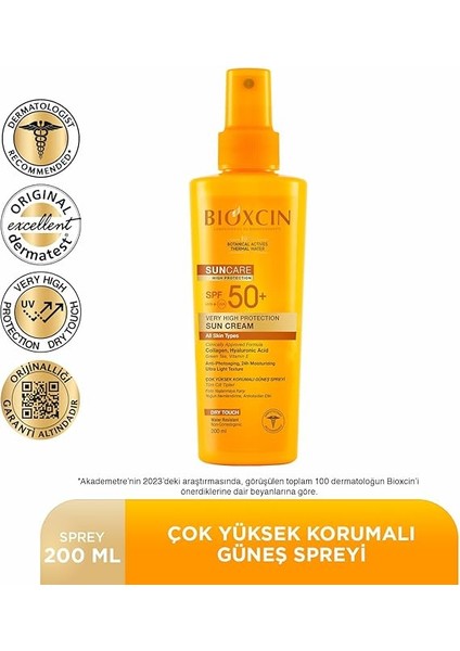 Sun Care Spf 50 Güneş Koruyucu Set – Yüz Kremi 50 ml + Vücut Spreyi 200 ml – Kuru ve Normal Ciltler Için, Suya Dayanıklı, Anti-Alerjik fırsatları