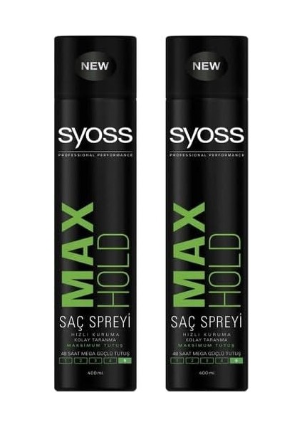 Maksimum Tutuş Sprey 400 ml x 2 Adet