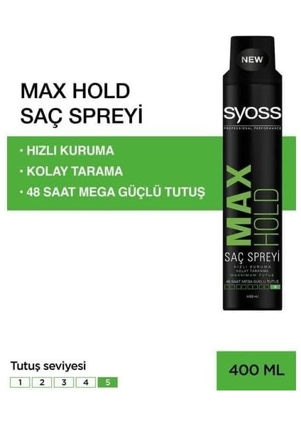 Maksimum Tutuş Sprey 400 ml x 2 Adet fiyatları