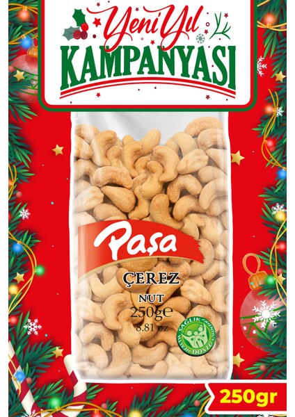 Kavrulmuş Kaju 250 gr (Tuzlu Kaju Fıstığı)