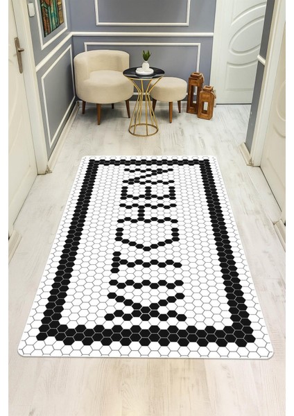 Kitchen Desenli Dijital Baskı Kaymaz Taban Mutfak Halısı H0048 fiyatları