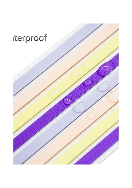 Sticky Notes Şeffaf Renkli Yapışkan Postit Not Kağıdı Etiketi Uzun Şeritler (Mavi) fırsatları