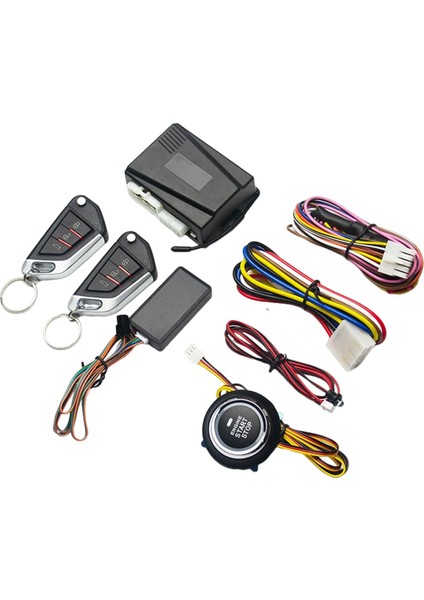 Cep Telefonu Uzaktan Kumanda Araba Autostart Motor 1 Düğmesi Başlat Sistemi Stop Sistemi Otomatik Motor Başlangıç Kilitleme (Yurt Dışından)