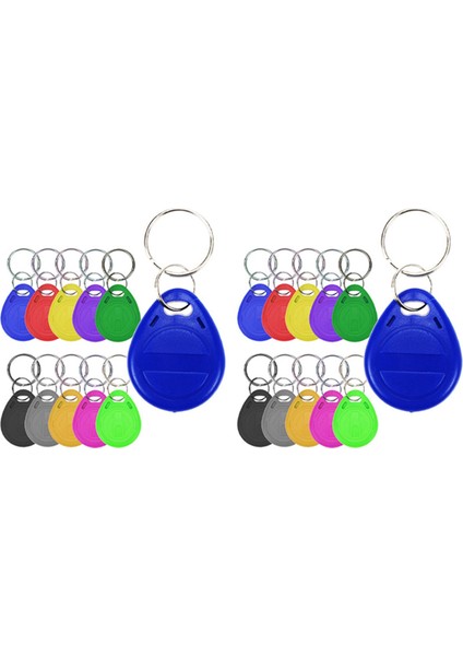 100PCS T5577 Boş Anahtar Etiketi Rfid Çip Halka Kartları Etiketler Keytag 125 Khz Kopya Yeniden Yazılabilir Yazılabilir Kopya (Yurt Dışından)