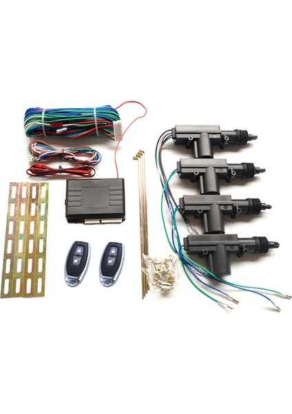 4 Door Için Power Merkezi Kilitleme Sistemi Uzaktan Kumanda Dönüşümlü Evrensel Anahtarsız Giriş Araç Kiti (Yurt Dışından)