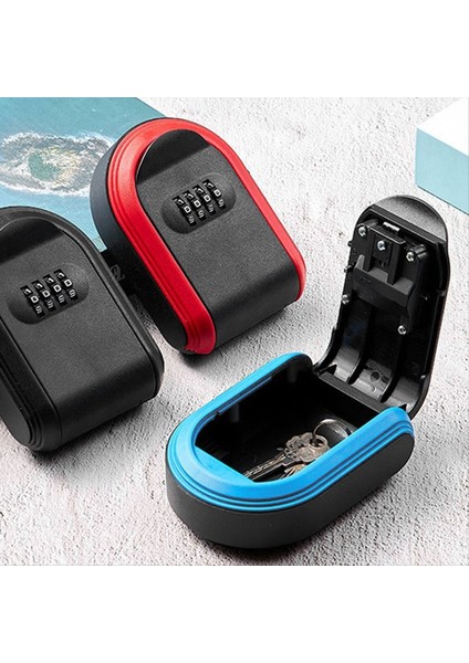 Anahtar Güvenli Kutu Hava Durumu Geçirmez 4 Sayı Kombinasyon Dış Mekan Anahtar Güvenlik Depolama Kılıfı Anahtar Kilit Kutusu Duvar Monte Siyah ve Turuncu (Yurt Dışından) indirimleri