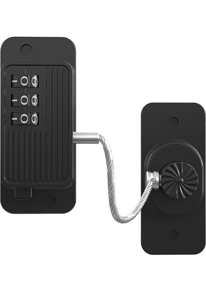 Buzdolabı Kilidi Buzdolabı Kilidi Anahtarsız Tek Tıklama Erişim Özelleştirilebilir Parola Çocuk Güvenliği Kombinasyonu Kilit Siyah (Yurt Dışından)