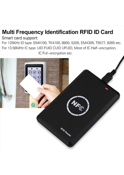 2x Rfıd Okuyucu Yazar Deplicator Nfc Okuyucu Akıllı Kart Programcısı Erişim Kartı Kodlayıcı Yazılabilir T5577 Uıd Fobs Kartları (Yurt Dışından) modelleri