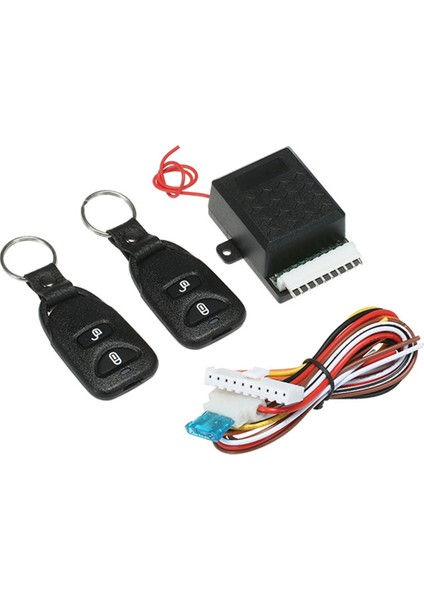 12V Evrensel Araba Otomatik Uzak Merkezi Kit Kilit Kilit Kilitli Aracı 2 Uzaktan Kumanda ile Anahtarsız Giriş Sistemi (Yurt Dışından)