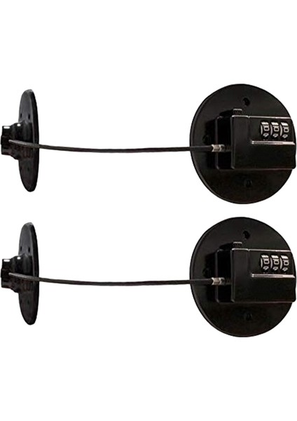 2x Buzdolabı Güçlü Yapıştırıcı 3 Haneli Şifre Kilidi Kabine Dosyası Çekmecesi Pencere Çocuk Güvenliği (Yurt Dışından)