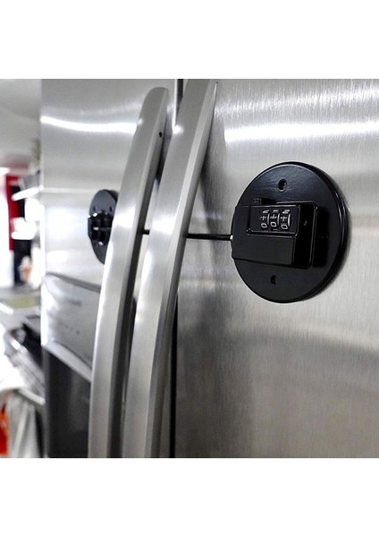 2x Buzdolabı Güçlü Yapıştırıcı 3 Haneli Şifre Kilidi Kabine Dosyası Çekmecesi Pencere Çocuk Güvenliği (Yurt Dışından) fırsatları