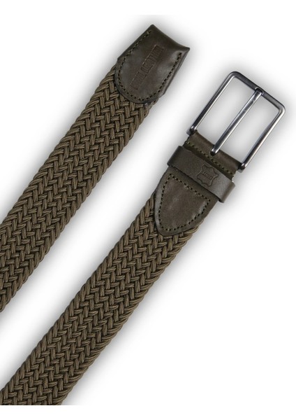 Hakiki Deri Erkek Örgü Esnek Kemer – 3,5cm fiyatları