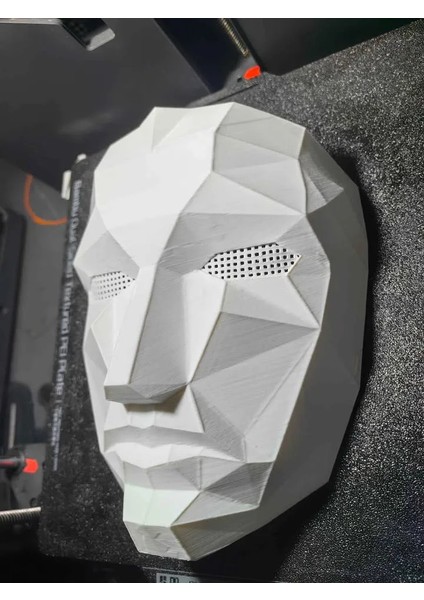 CRAFTSY3D Ön Lider Maske – Squid Game Esintili 3D Baskı Dekoratif Maske