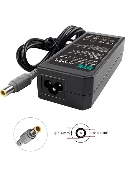 Lenovo Thinkpad T60 T61 T61P R60 R61 R61 Için 20 V 4,5 A 90 W Dizüstü Bilgisayar Şarj Cihazı Şarj Aleti Ac Güç Kaynağı 7,9 x 5,5 mm modelleri