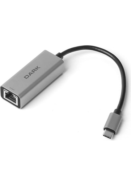 USB 3.1 Type-C Gigabit Lan Adaptör (DK-AC-U31X3GL2), Siyah
