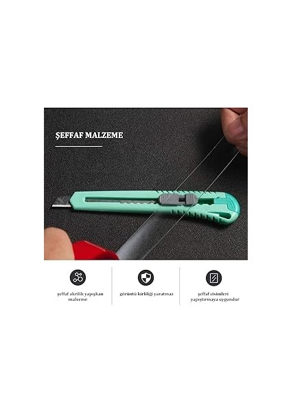 Çift Taraflı Bant Şeffaf Silikonlu Su Geçirmez Akrilik Montaj Bandı (5 mt x 10 Mm) modelleri