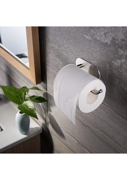 Paslanmaz Çelik Tuvalet Kağıtlığı Askısı Yapışkanlı Sistem Model: Hamburg fiyatları