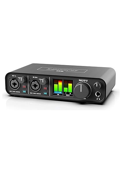 m2 | ess sabre32 ultra ™ dac teknolojisi ile donatılmış 2-giriş/2-çıkış 24bıt/192khz usb-c (type c) ses kartı, 2 mic preamp, lcd ekran ve 6 gb loops & samples - mac/pc/ios fırsatları