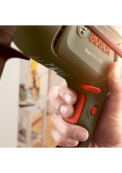 Darbeli Matkap Easyımpact 600, 600 W, Takım Çantası Dahil, Elektronik Hız Kontrolü, Ergonomik, 1.7 Kg, Yeşil indirimleri