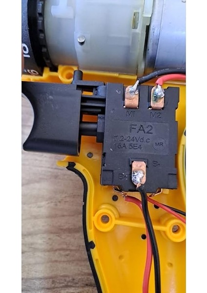 Şarjlı El Matkabı Için Start Stop Tetiği Hız ve Yön Ayarlı Fa2 7.2-24 Vdc 16A Hız Ayar Anahtarı fırsatları