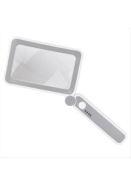 Yakın Çalışma Için Işıklandırılmış Büyüteç Okuma 3 5x Katlanır El LED Aydınlatılmış Dikdörtgen Büyüt (Yurt Dışından) fiyatları