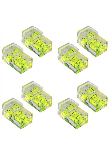 8 Pcs Sıcak Ayakkabı Kabarcığı Seviye Kamera Dijital ve Film Kamerası Için Iki Eksen Ruh Seviyesi (Yurt Dışından)