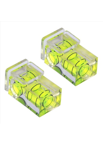 8 Pcs Sıcak Ayakkabı Kabarcığı Seviye Kamera Dijital ve Film Kamerası Için Iki Eksen Ruh Seviyesi (Yurt Dışından) fiyatları