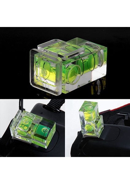 8 Pcs Sıcak Ayakkabı Kabarcığı Seviye Kamera Dijital ve Film Kamerası Için Iki Eksen Ruh Seviyesi (Yurt Dışından) indirimleri