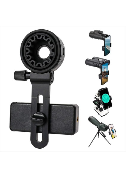Teleskop Telefon Adaptörü Dürbün Için Evrensel Cep Telefonu Montajı Monoküler Mikroskop Akıllı Telefon Tutucu Klip (Yurt Dışından) fiyatları