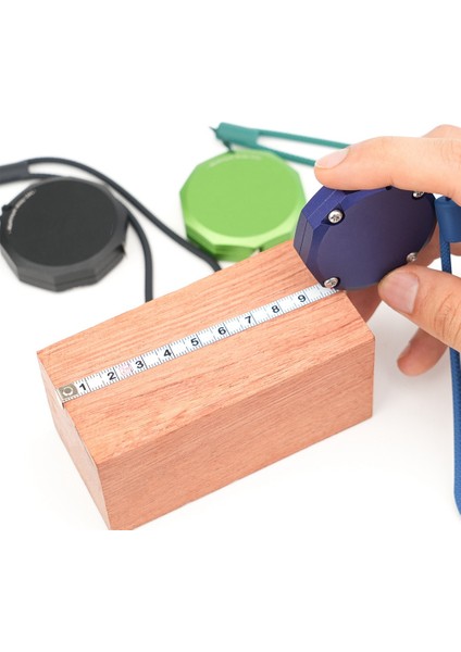 200CM Küçük Bandamiye Portatif Bant Ölçeği Otomatik Yay Çelik Cetvel Ahşap Ölçüm Aletleri Mavi (Yurt Dışından) fiyatları