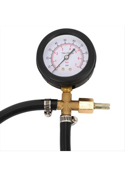 0-100PSI Hızlı Bağlı Yakıt Enjeksiyon Pompası Basınç Test Cihazı Valf ile Benzin Basınç Göstergesi Ölçer Metre Test Cihazı (Yurt Dışından) fırsatları