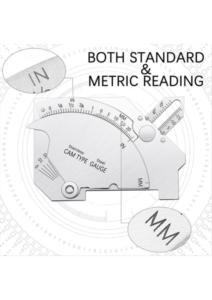 2 Adet Köprü Kam Gage Kaynak Göstergesi Kaynaklı Yüzeylerin Incelenmesi Için Paslanmaz Çelik Kalınlık Göstergesi Aracı (Yurt Dışından) fırsatları
