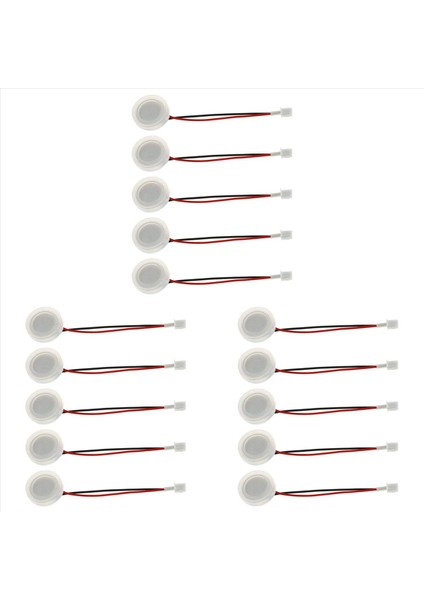 15 Pcs 20MM 1 7mhz Ultrasonik Mist Maker Fogger Seramik Diskleri Tel ve Sızdırmazlık Halkası Hemiberfier Aksesuarları (Yurt Dışından)