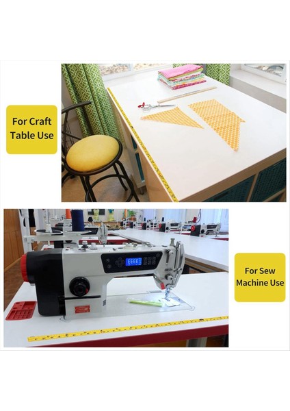 2 Paket Çelik Kendi Kendine Yapışkan Ölçüm Bandı Sağdan Sola 410CM Veya 161 Inç Emperyal ve Metrik Cetvel Bandı (Yurt Dışından) fırsatları