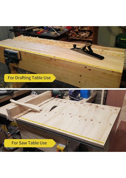 2 Paket Çelik Kendi Kendine Yapışkan Ölçüm Bandı Sağdan Sola 410CM Veya 161 Inç Emperyal ve Metrik Cetvel Bandı (Yurt Dışından) indirimleri