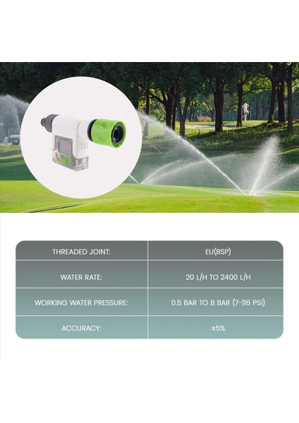 Wifi Su Akış Ölçer Bahçe Hortumu Için 4 Akış Modlu Akıllı Su Ölçer Gerçek Zamanlı Akış Izleme Kolay Okuma (Yurt Dışından) fiyatları