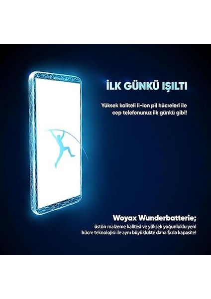 P13 Blue Max Lite 2022 Uyumlu Batarya 3950 Mah fiyatları