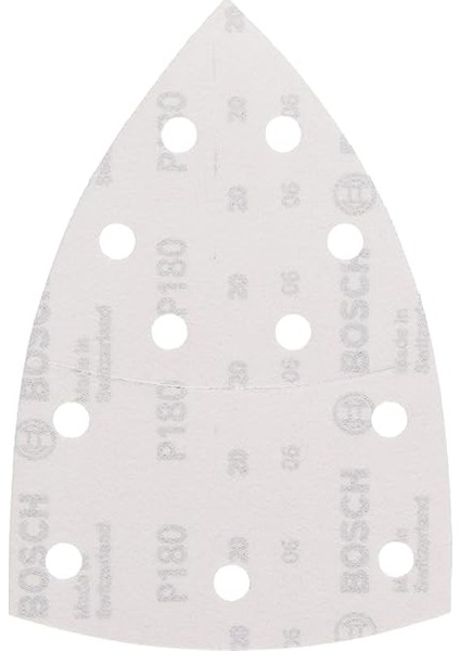 Multi Zımpara Kağıdı 10'lu, 102 x 62/93 mm 180 Kum 11 Delik fırsatları
