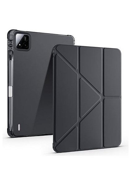 Xiaomi Pad 7/7 Pro ile Uyumlu Kılıf Tri Folding Silikon Kalem Bölmeli Katlanabilir Standlı Pu Deri Yumuşak Kapak, Tablet Kılıfı [kalem Alanı, Akıllı Kapak, Uyku Modlu], Mavi fiyatları