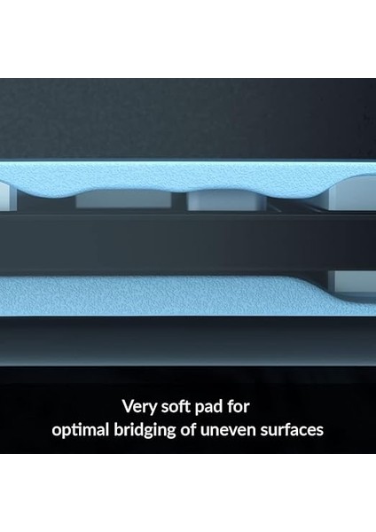 Tp-3: Üstün Performanslı Termal Ped, 120 x 20 x 1,5 mm (Performans Kaybı Olmadan 2,0 Mm'ye Kadar Istiflenebilir), 4 Adet - Yüksek Performans, Özellikle Yumuşak, Ideal Boşluk Doldurucu, Köprü modelleri